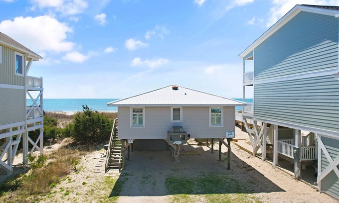 Supply House | "Lifesaver" is a 2 Bedroom, 1 Bathroom, Oceanfront Home!