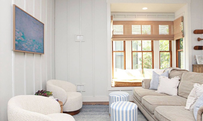 Hoyt House | Lilypad Landing: Outdoor Fireplace - 12 PM Check-in