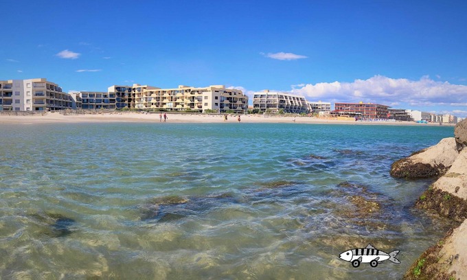 Palavas-les-Flots Apartment | Little paradise T2 Sea view terrace Comfort 2* for 2 adults and 2 kids. Garage
