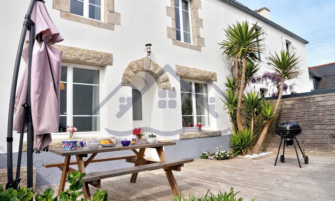 Treffiagat House | LocaLise - La maison au Port de Léchiagat - Sheets included - Pets welcome