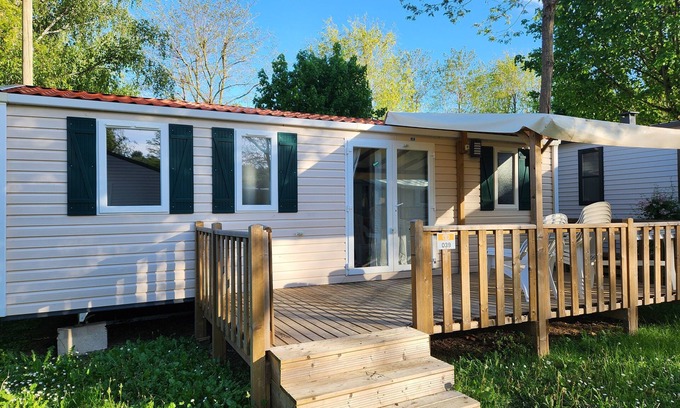 Chateauneuf-de-Galaure House | Location Mobil-home 3 Chambres Dans Camping 4