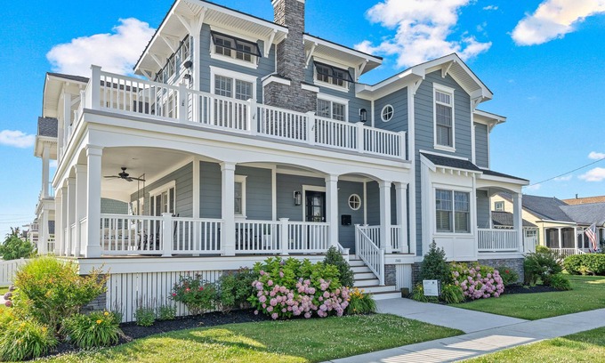 Stone Harbor House | Location meets luxury at this 5 bedroom 4 bath home, just steps to beautiful beaches
