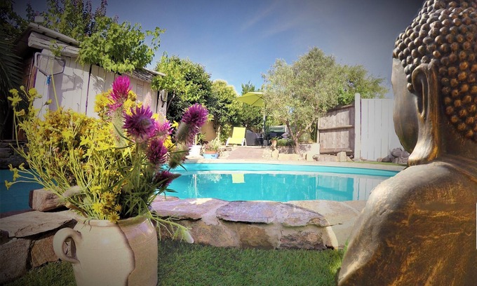 Portiragnes House | location-occitanie.fr Gîte l'Olivier + private pool