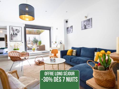 Sorgues Villa | Loft Saint-Hubert - Idéal Familles & Groupes - 10min Avignon et Château-neuf-du-Pape - 5min Gare - Expérience design, conviviale et tout confort - Jardin clos - Parking privé gratuit - Au calme