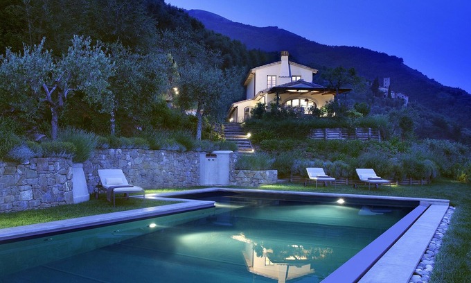Camaiore Villa | lone standing Villa, 210 m²(2260 ft²)pool, sea view, eco-friendly, EV wall box
