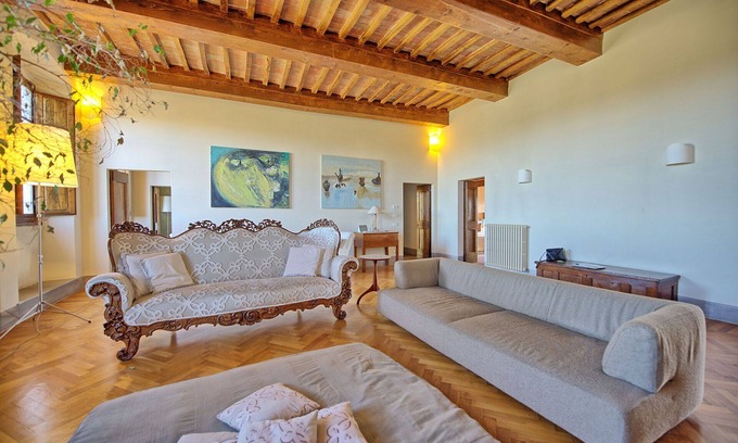 Colle di Val d'Elsa Apartment | Lovely apartment with WIFI, TV, terrace, panoramic view and parking, close to San Gimignano