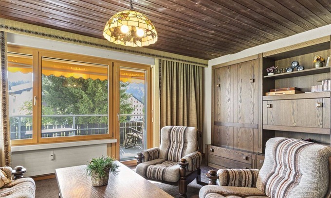 Parpan Apartment | Lovely apartment for 4 people with TV and balcony