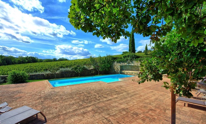 Montalcino Apartment | Lovely apartment for 7 guests with A/C, pool, TV, pets allowed and panoramic view