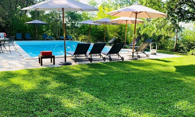 Bivio Lugnano Villa | Lovely apartment in villa for 6 guests with A/C, WIFI, pool and TV
