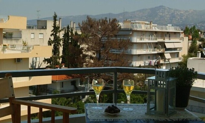 Agia Paraskevi Apartment | Lovely Athens Apartment in quiet neighbourhood with views of Mount Hymettos