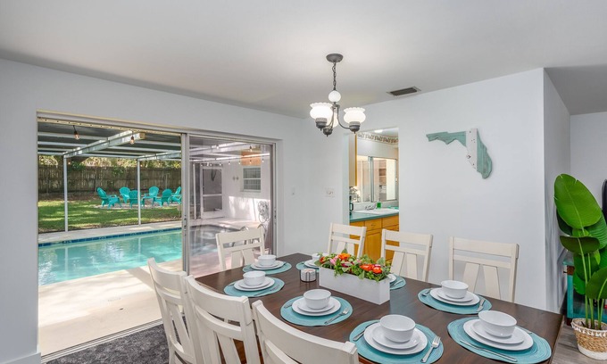 Clearwater House | Lovely home! HEATED pool, firepit, 2 King beds ~ 15 mins to Clearwater Beach!
