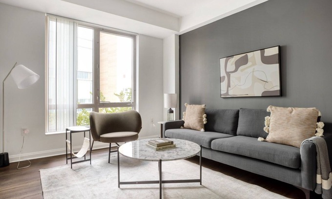 East Cambridge Apartment | Lovely Kendall Square 1BR w/Concierge & Gym, steps to MIT, by Blueground