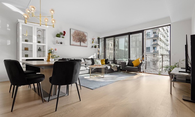 Bjørvika Apartment | Luksuriøs 2BR Leilighet på Central Oslo Barcode