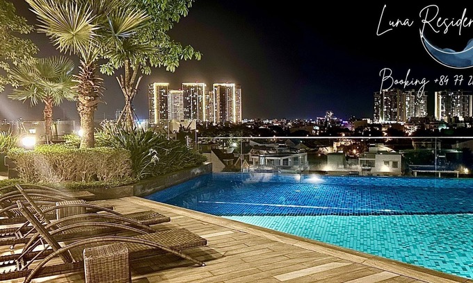 Thu Thiem Apartment | Luna Residence - Swimming Pool spacious for family