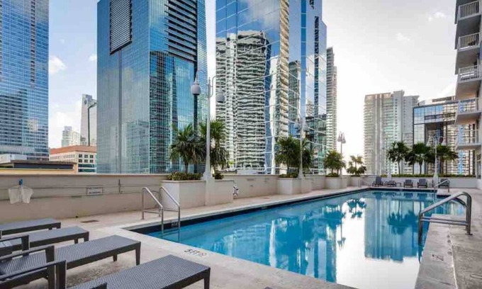 Brickell Condo | Lux Condo with City View, Downtown Brickell, Free Parking, Pool, Gym