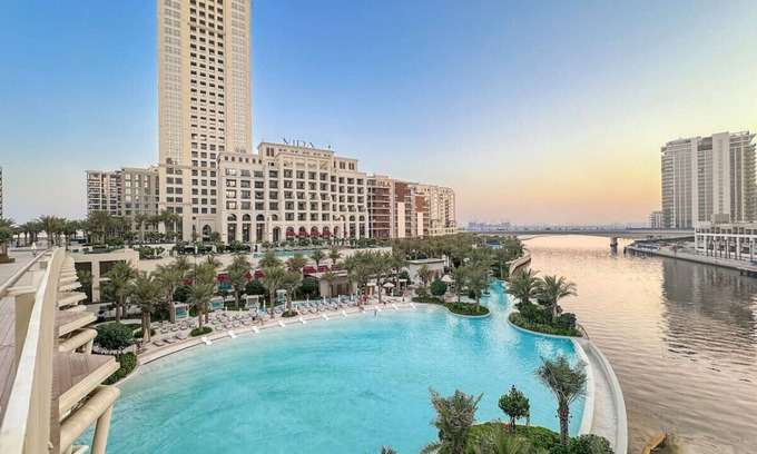 Dubai Apartment | Luxe 2BR w/Pool, Water & Skyline Views | Dubai Creek Harbour