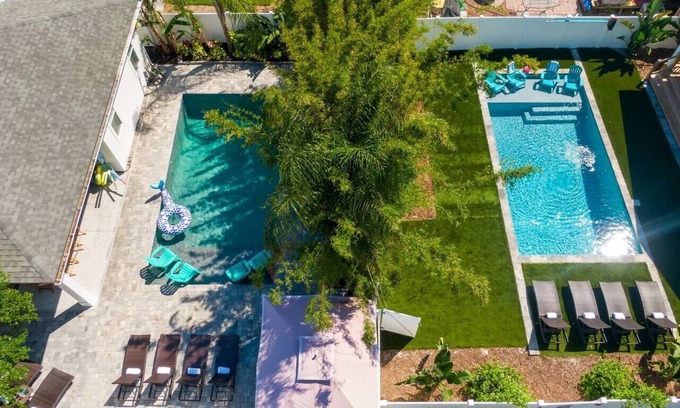 Jacksonville Beach House | Luxe Compound: 2 Homes with 2 Heated Pools