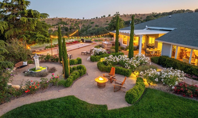 Paso Robles House | Luxe Private Hilltop Estate w/Spectacular Vineyard & Downtown Views!