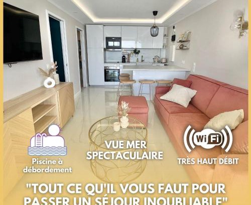 Cap d'Ail Apartment | Luxueux appartement - vue mer - piscine - free parking - Monaco