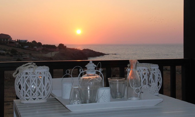 Panormos Apartment | Luxurious 3 room apartment, Rethymno, Panormos with sea view and patio.