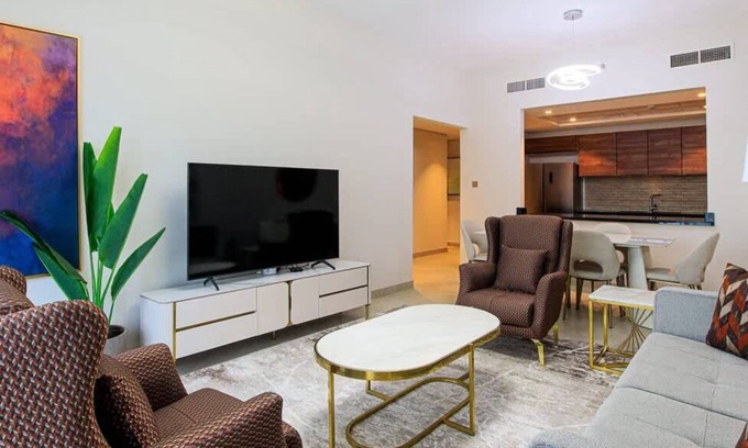 Jumeirah Village Apartment | Luxurious and Spacious 2BR Plus Maid Room Eleganz Apt
