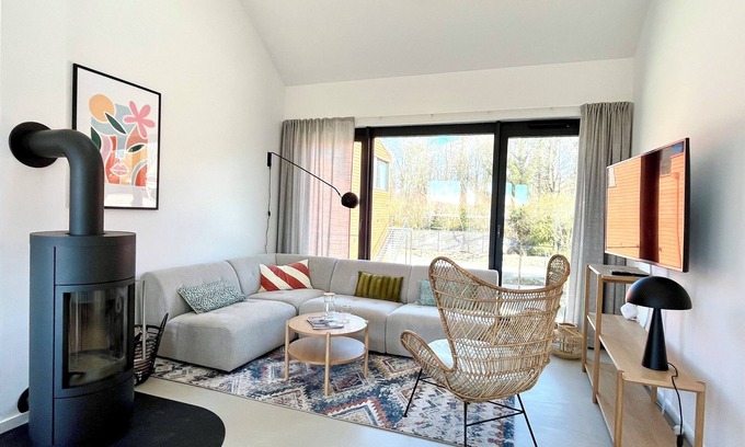 Hohwacht Apartment | Luxurious loft apartment with rooftop terrace and fireplace