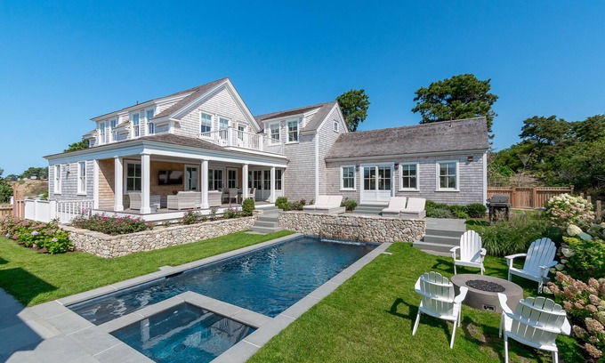 Nantucket Town House | LUXURIOUS Nantucket Vacation Compound: 8 BR suites, pool, spa, theater.