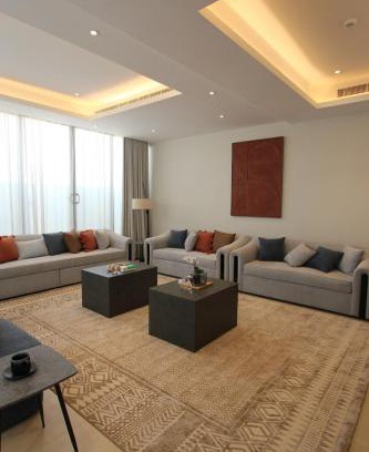 Riyadh Apartment | Luxurious suite with a terrace overlooking KAFD