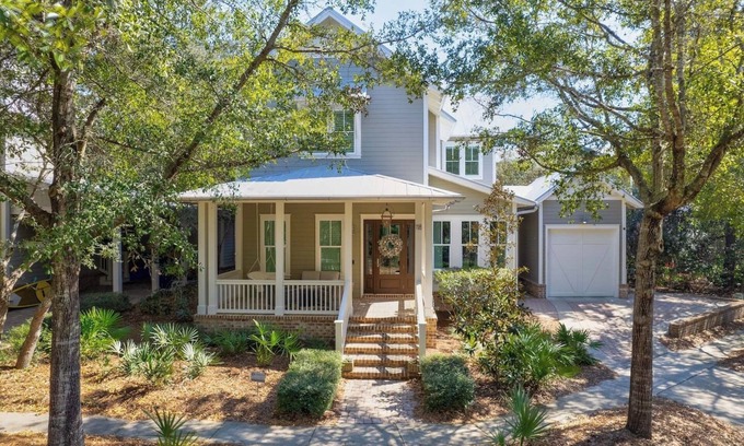 Gulfview Heights House | Luxury 30A Home, Golf Cart, Beach 0.5m, Sleeps 12