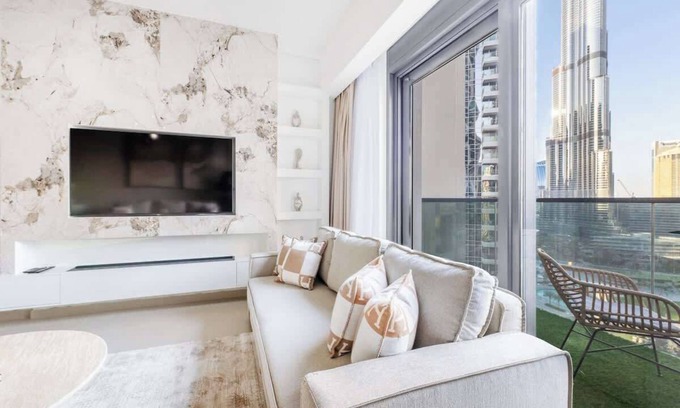 Downtown Dubai Apartment | Luxury 4BR with Hermes Touch & Burj Khalifa View