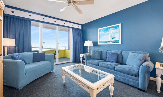 Brush - Stewarts Condo | Luxury 6th Floor 1 BR Condo Direct Oceanfront Wyndham Ocean Walk Resort Daytona Beach | 609