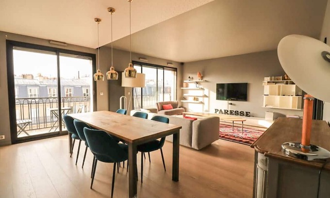 Porte-Dauphine Apartment | Luxury#amazing View: Eiffeltower&triumph Arc