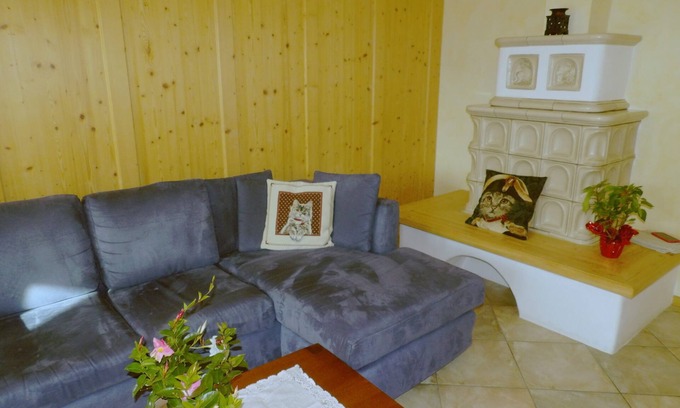 Moena Apartment | Luxury apartment "Ciasa Gran Panorama" with a view of the Fassa Valley