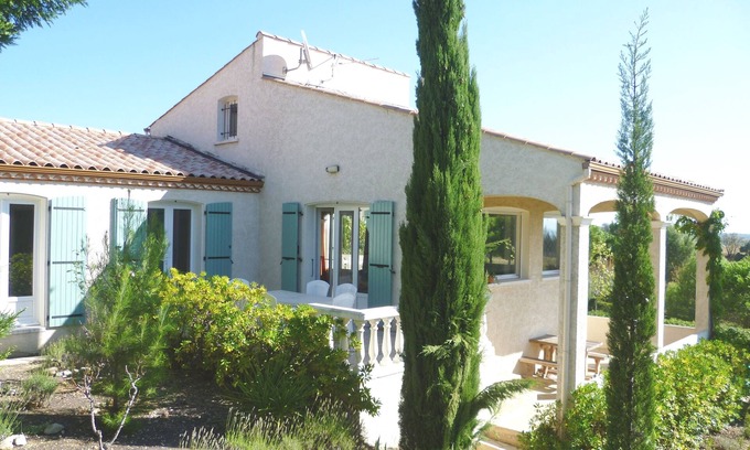 Montouliers Villa | Luxury architect villa with superb views on the landscape and lots of privacy