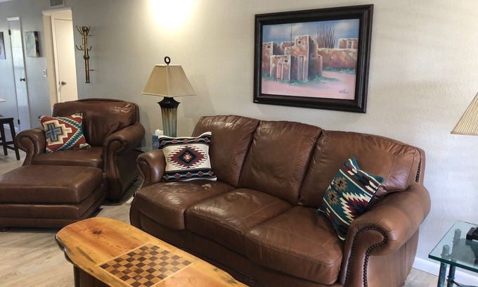 Ruidoso Condo | Luxury at its best! Only .5 mile from uptown along the beautiful river!