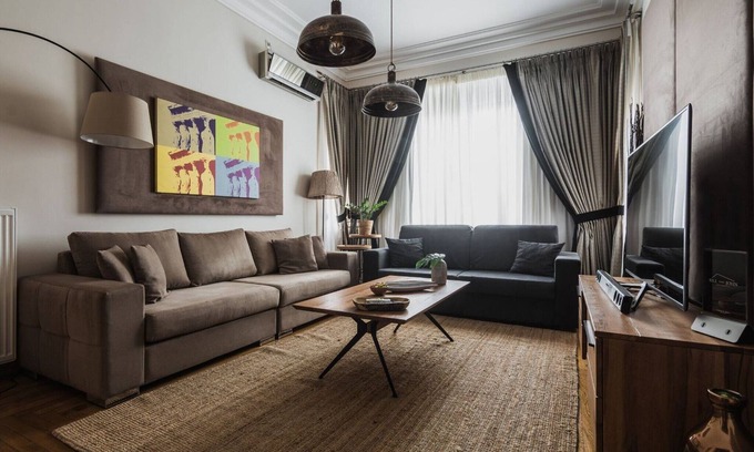 Makrigianni Villa | Luxury Athens Apartment | 3 Bedrooms | Aptm Kouga | Acropolis View