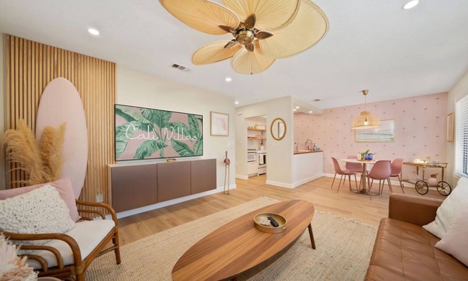 Port Canaveral House | Luxury Beach House Oasis just 3 blocks from the Beach with Pool & Fire Pit