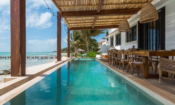 Soliman Bay Villa | LUXURY BEACHFRONT VILLA Includes 3 Pools, Wifi, Best Snorkeling & Kayaking Bay