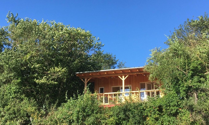 Tannay Ski Chalet | Luxury cabin with covered terrace and panoramic view