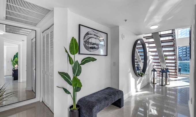 Brickell Condo | Luxury Corner Loft with Stunning Miami River Views