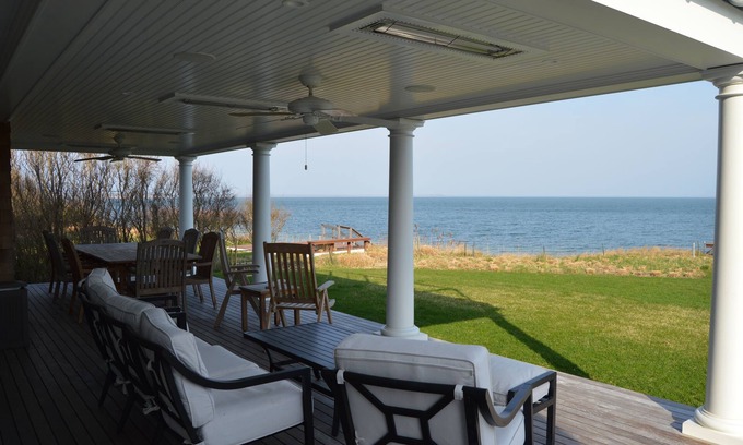 Town of East Hampton House | Luxury East Hampton Home; Sunset, Bay View, Direct Water Access; Newly Renovated