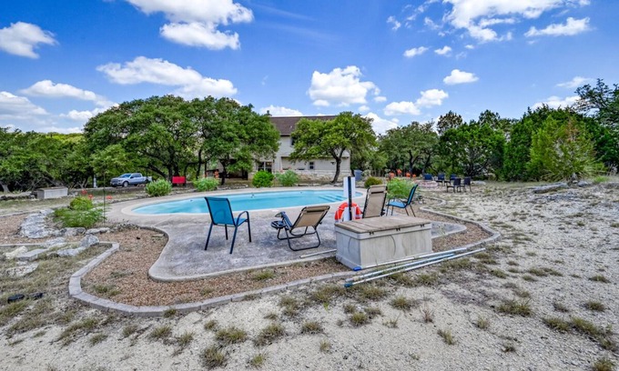 Spring Branch House | Luxury Home! - Pool - Fire Pit - Near Canyon Lake!