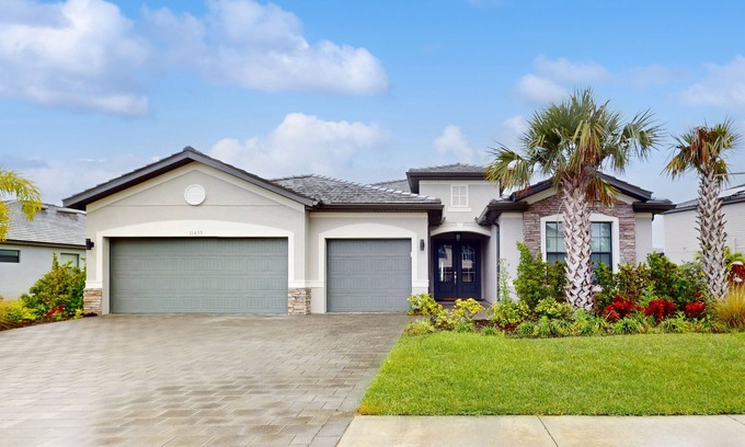 Gateway House | Luxury lake view home with pool, hot tub, athletic courts, & gym - dog-friendly