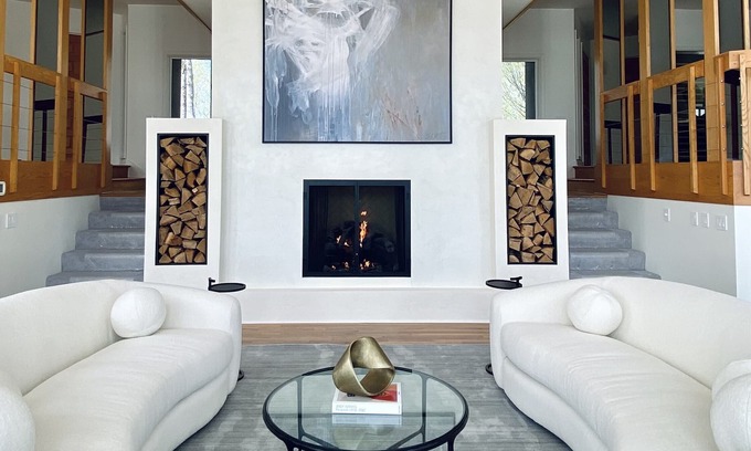 Sunrise Beach House | Luxury Lakefront Home-Heated Pool, Fireplace & Hot Tub