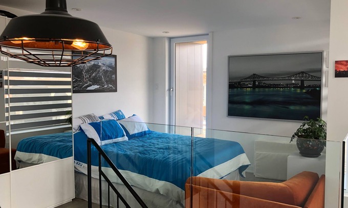 Pointe-Saint-Charles Condo | Luxury loft downtown with privater terrasse, everything included.