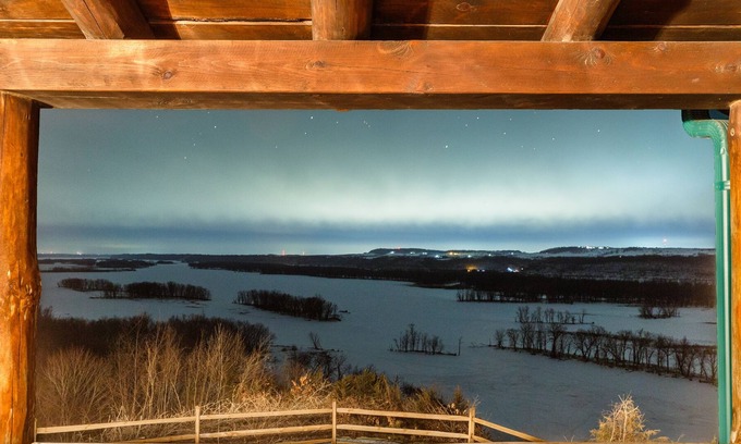 Cassville House | Luxury Log Mansion | Stunning Views
