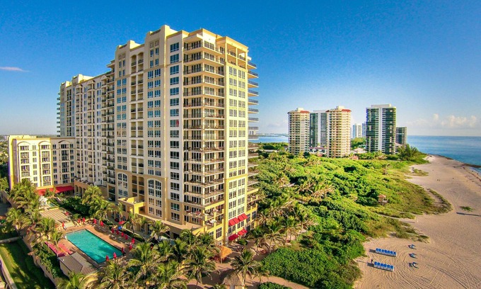 Singer Island Condo | Luxury ocean and sunset views from spacious condo in Palm Beach Resort and Spa 1802