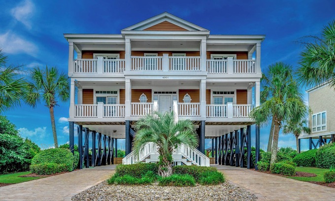 Long Bay Estates House | Luxury Oceanfront Home with Private Pool & Hot Tub by Luxury Beach Rentals!
