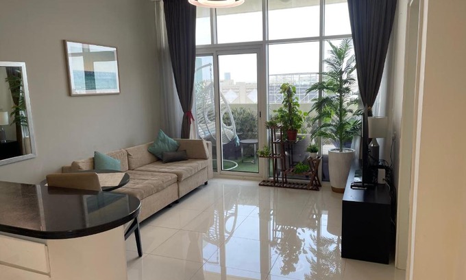 Jumeirah Village Apartment | Luxury One Bedroom Hotel Apartment JVC in Damac Tower 108