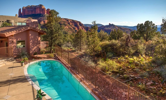Sedona Villa | Luxury Sedona Villa - Pool, Gym, and Theater!